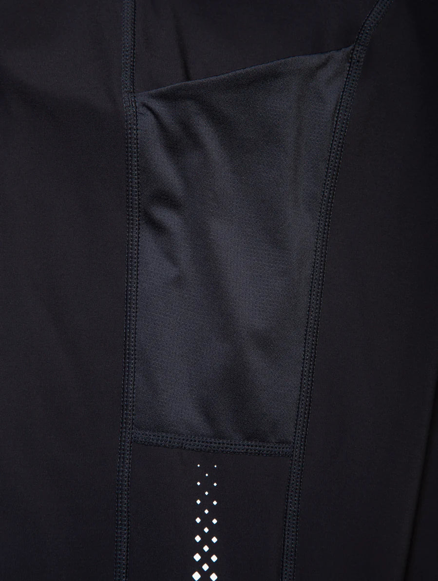Ronhill Women's Tech Winter Tight Outdoor Action All Black - Thigh Pocket