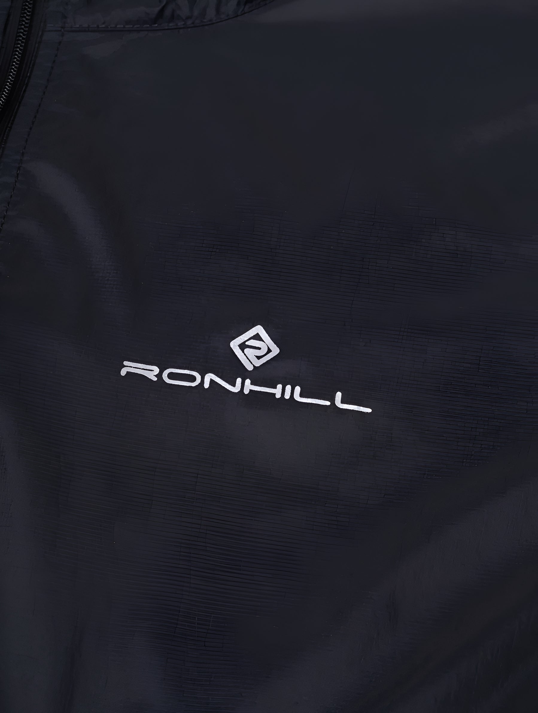 Ronhill Women's Tech All-Terrain Jacket Outdoor Action All Black- Brand Logo