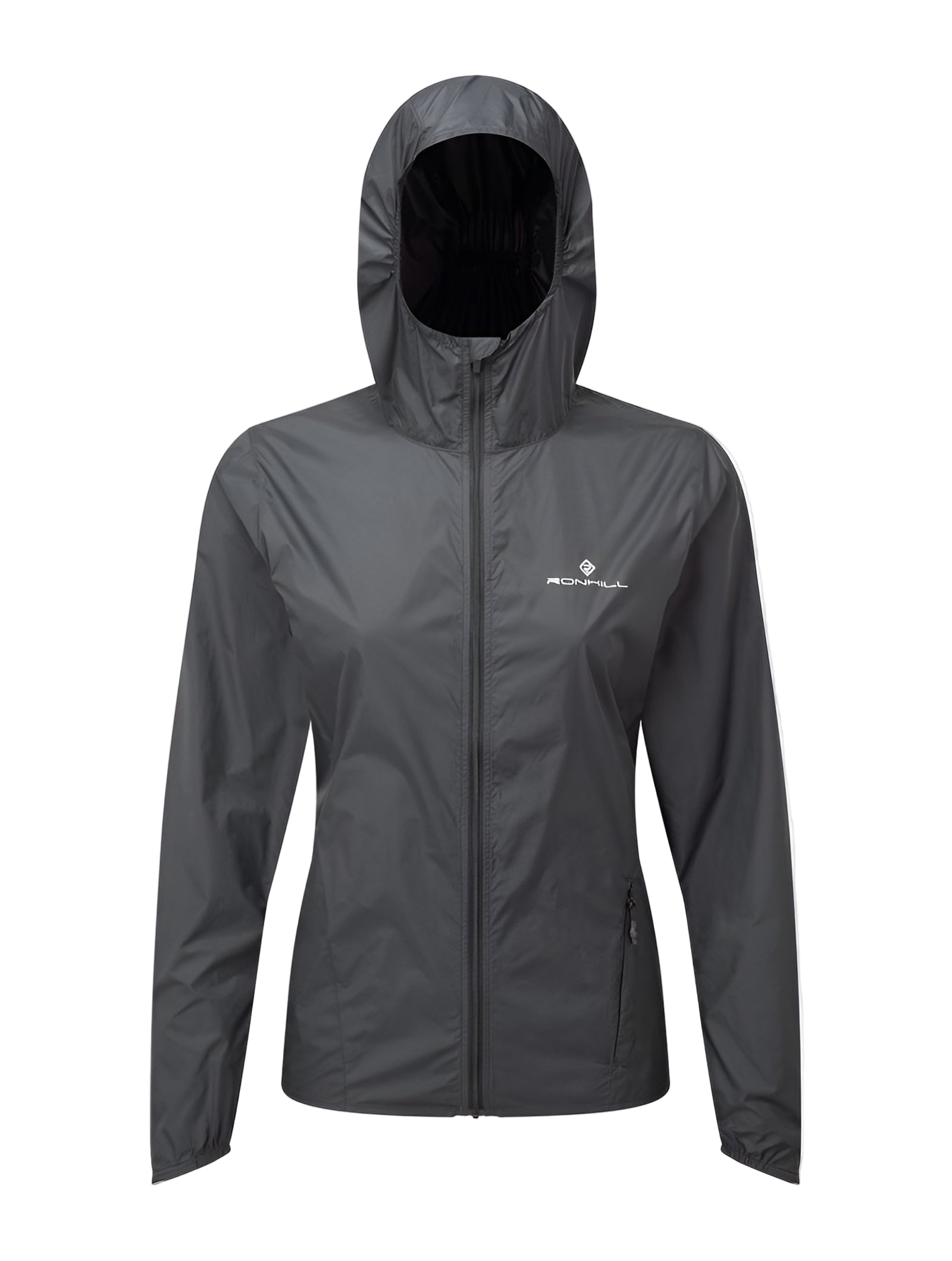 Ronhill Women's Tech All-Terrain Jacket Outdoor Action All Black- Front