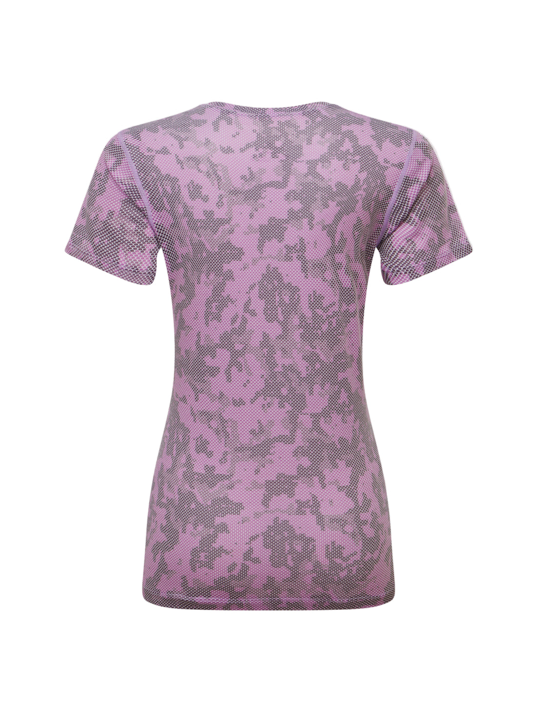 Ronhill Women's Tech Golden Hour S/S Tee Outdoor Action Iris Pixel - Back