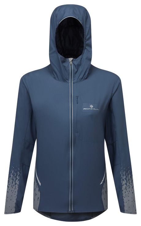 Ronhill Womens Tech Reflect Jacket Outdoor Action Dark Navy/Reflect- Front