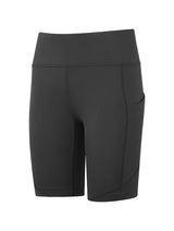 Ronhill Women's Tech Stretch Short Outdoor Action All Black- Front
