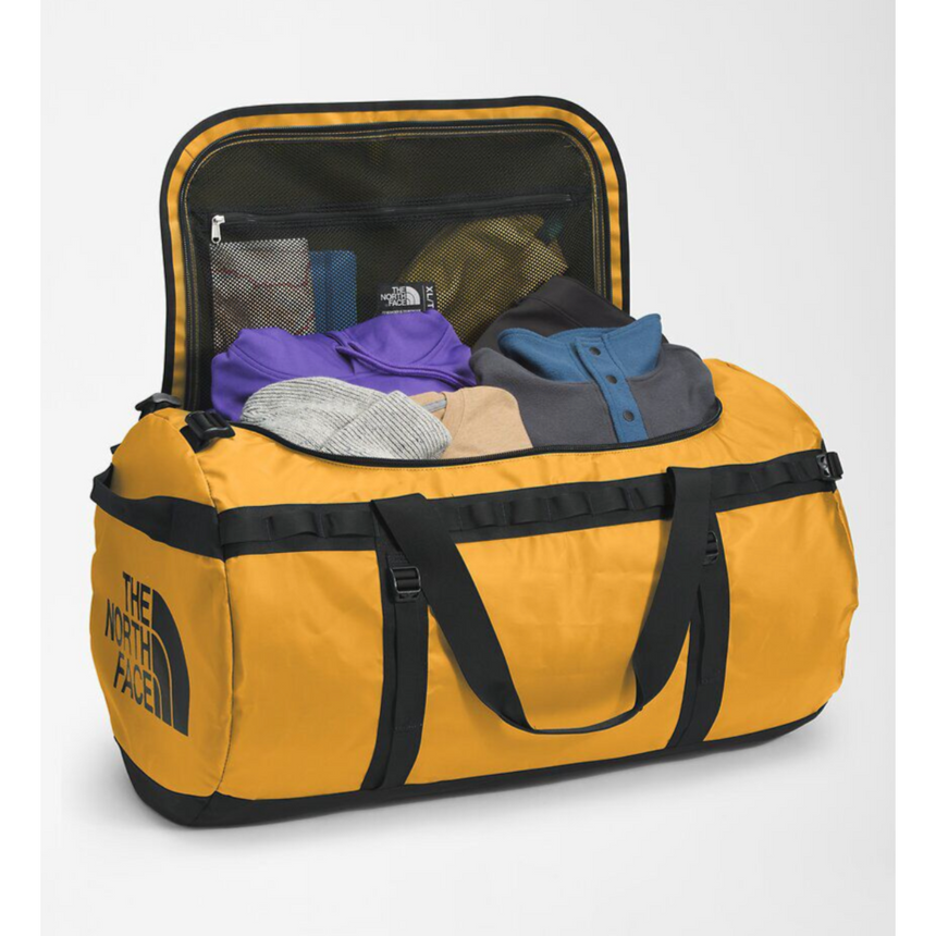 North face yellow duffel bag large shop