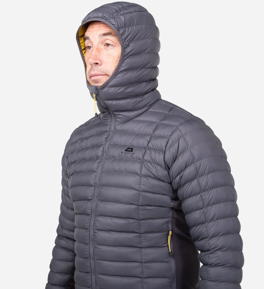 Mountain Equipment Particle Hooded Men's Jacket Outdoor Action Anvil/Obsidian- hood