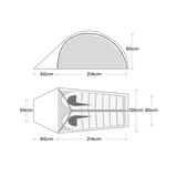Terra Nova Solar Photon 2 Tent Outdoor Action- Floorplan