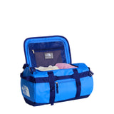 The North Face Base Camp Duffel - Extra Small in Active Blue/Bold Blue - packed interior detail