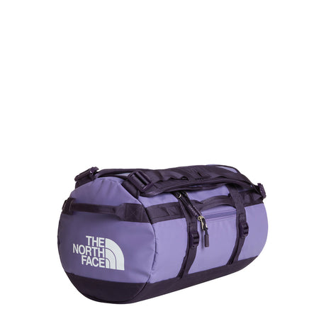 The North Face Base Camp Duffel - Extra Small in Grounded Plum/Endless Dusk - front three-quarter