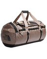 The North Face Base Camp Duffel - Medium in Smokey Brown/TNF Black/Garnet - three-quarter