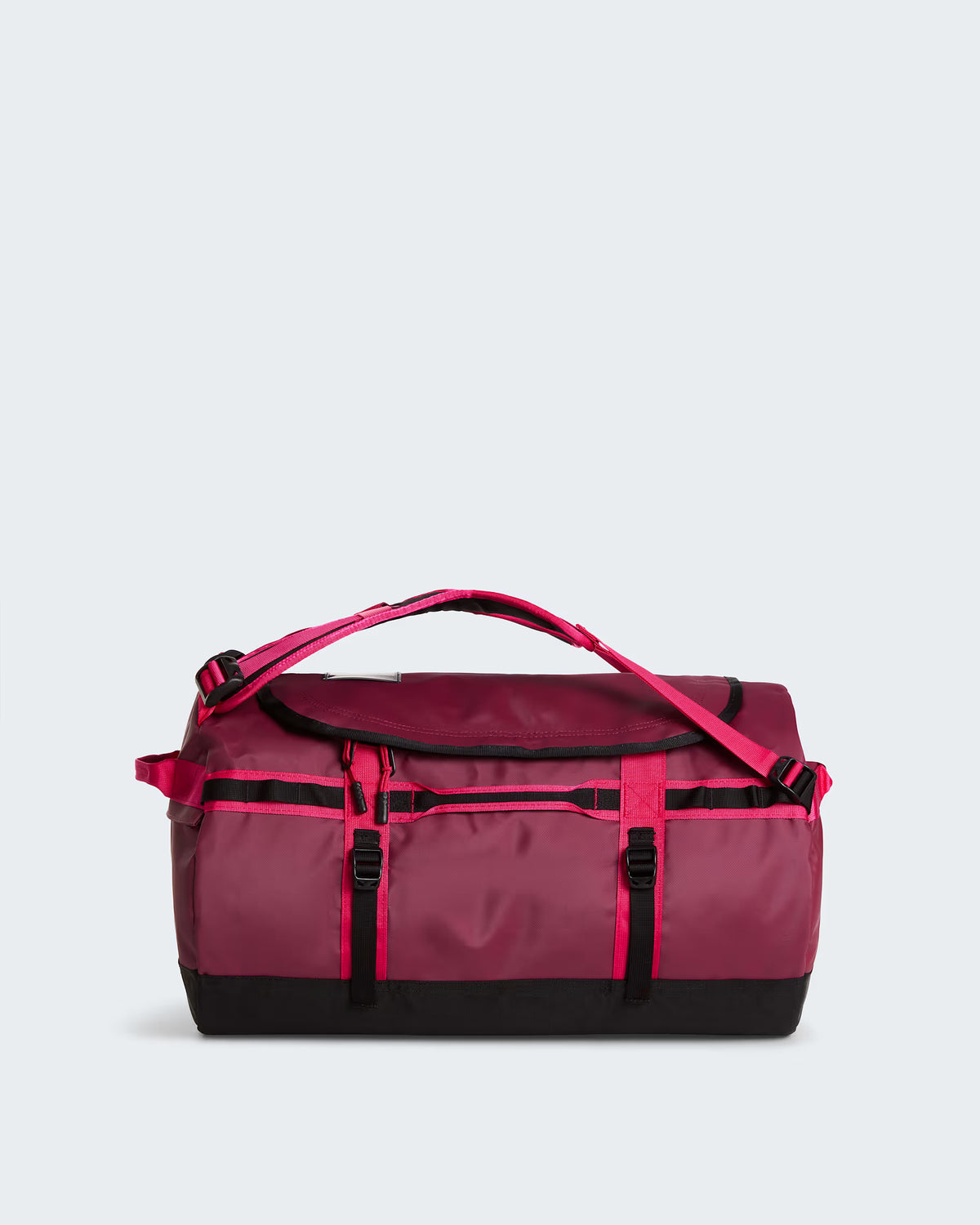 The North Face Base Camp Duffel - Small in Burgundy Crush/TNF Black - front