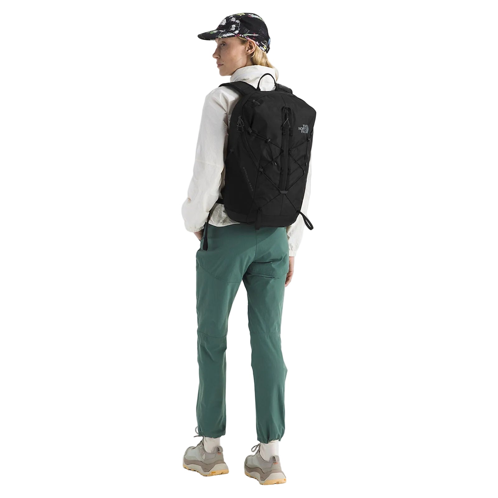 The North Face Borealis Trail Backpack - 26L in TNF Black - worn, back, full body