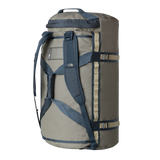 The North Face Base Camp Duffel Large Stone Slab/Gran - lifestyle shot showing versatile backpack and duffel carry options