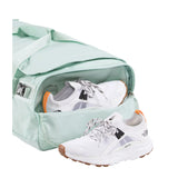 The North Face Base Camp Voyager Duffel 42L Opal Frost-Pearl/Stone White Shoe Compartment