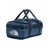 The North Face Base Camp Voyager Duffel 62L Shady Blue/Summit Navy Front Angle