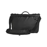 Back view of The North Face Base Camp Voyager Messenger Bag showing padded back panel and stabiliser strap