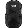 The North Face Jester 28L Backpack Black - side view with external water bottle pockets and reflective details