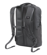 The North Face Jester Backpack Anthracite Grey - back panel with injection-moulded shoulder straps and breathable lumbar panel