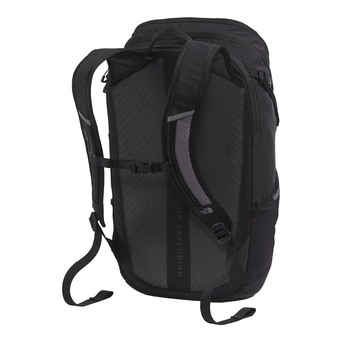 The North Face Kaban LTE Backpack back panel with breathable padding and adjustable shoulder straps