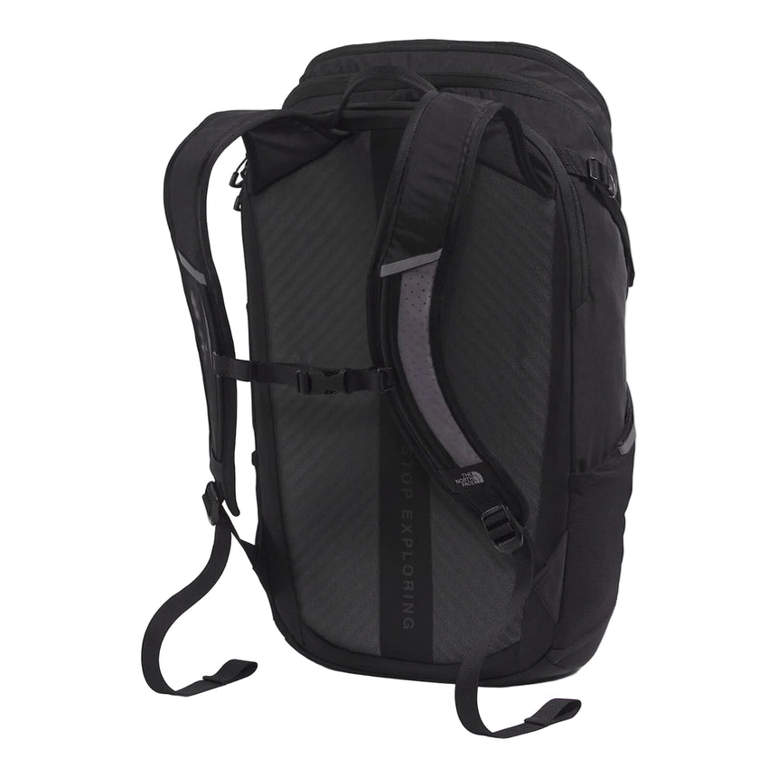 The North Face Kaban LTE Backpack back panel with breathable padding and adjustable shoulder straps