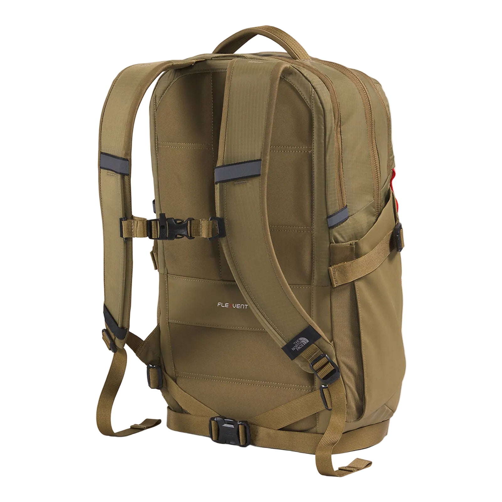 The North Face Recon Backpack Cedar/Lava Red Back Angle
