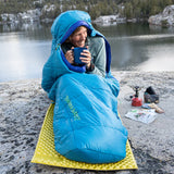 Thermarest 7C Space CowBoy Sleeping Bag Outdoor Action- In use (2)