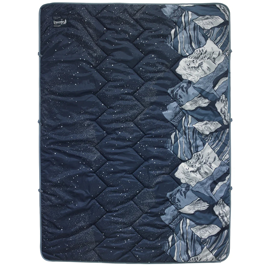 Thermarest Stellar Blanket Single Outdoor Action Space Case Print- Flat