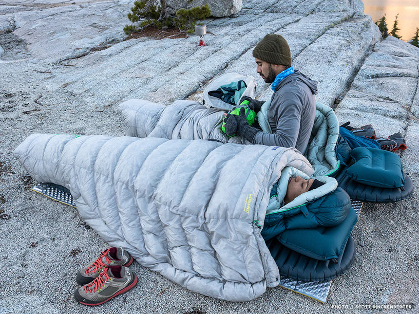 Thermarest Vesper -6C Quilt Outdoor Action Regular- In use