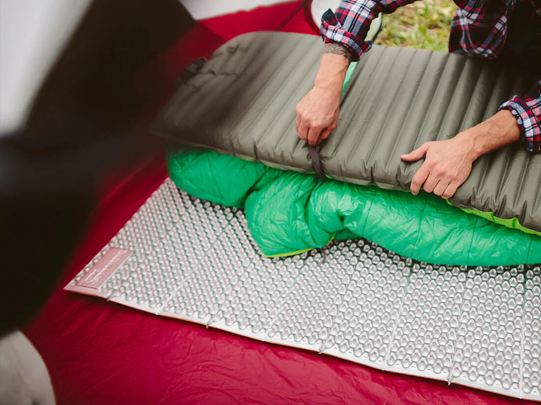 Thermarest Z Lite Sol Mat - Regular Outdoor Action Limon / Silver- Product in use
