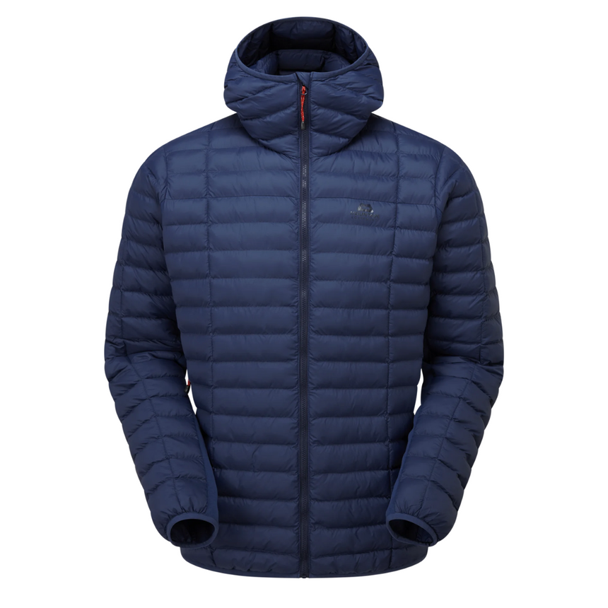 Mountain Equipment Particle Hooded Men's Jacket Outdoor Action Anvil/Obsidian- front