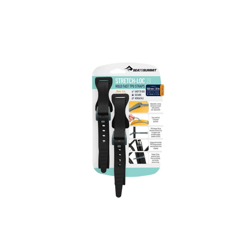 Sea To SummitSea to Summit Stretch-Loc TPU Straps - 2 PackOutdoor Action