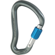 Wild Country Climbing Ascent HMS Screwgate Carabiner Outdoor Action Gunmetal/Blue - Side