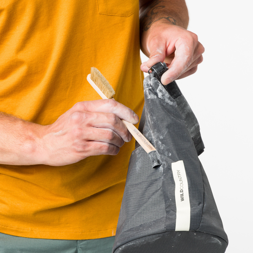 Wild Country Climbing Brush Small Model Putting Brush in Chalk Bucket 