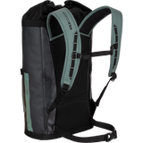 Wild Country Climbing Crag Hauler 25 Backpack Outdoor Action Black/Marsh - Back Angled