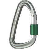 Wild Country Climbing EOS Screwgate Carabiner Outdoor Action Gunmetal/Green - Side View