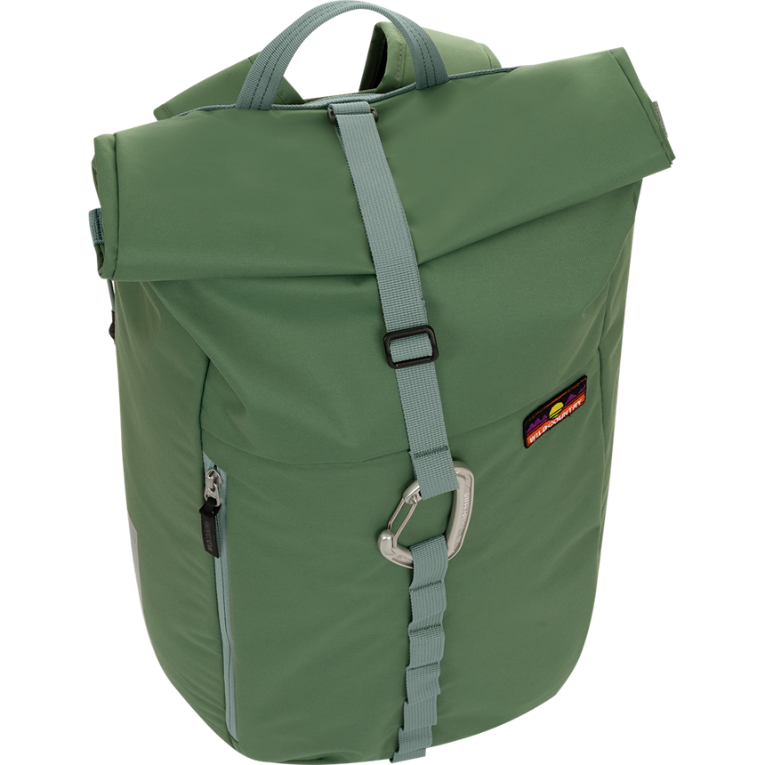 Wild Country Climbing Flow Back Pack - front top angle view green