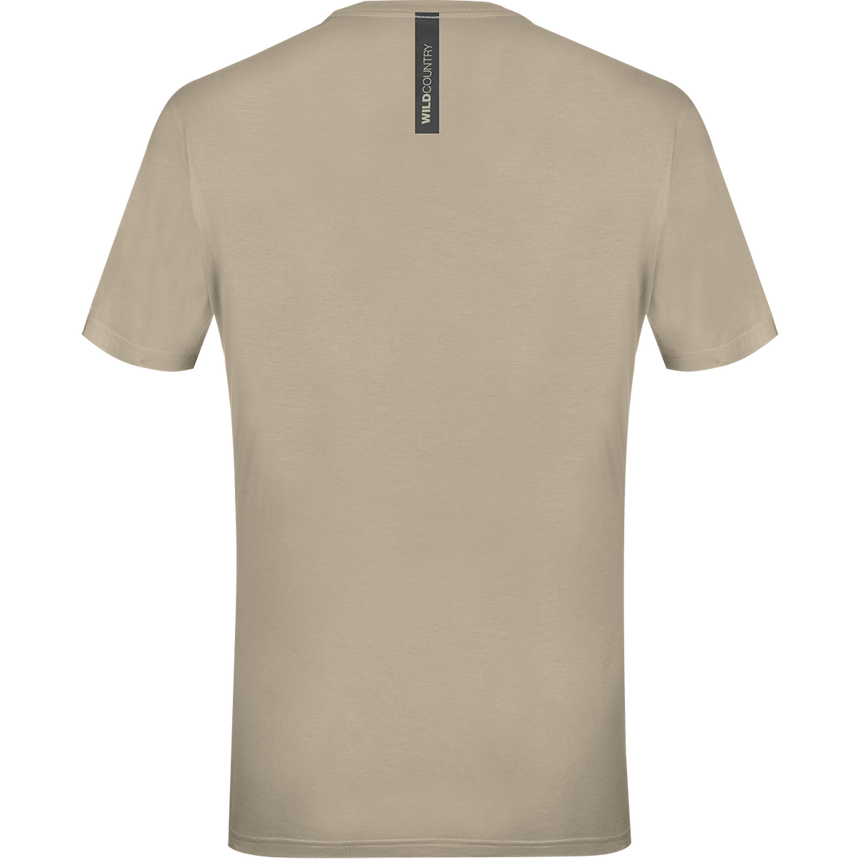 Wild Country Climbing Flow Men's T-Shirt Brindle - Back