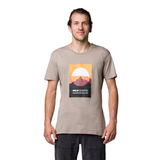 Wild Country Climbing Flow Men's T-Shirt Brindle - Front Fit on Model