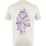 Wild Country Climbing Flow Men's T-Shirt Moonstone - Back