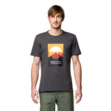Wild Country Climbing Heritage Men's T-Shirt Onyx - Front Fit on Model