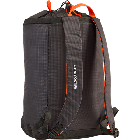 Wild Country Climbing Mosquito Backpack Black Back Angle View