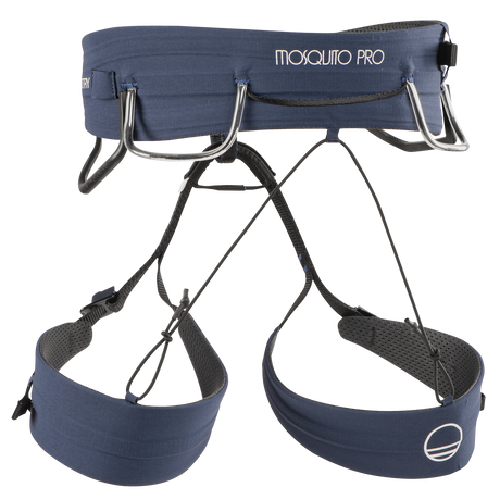Wild Country Climbing Mosquito Pro Harness Outdoor Action Navy - Front