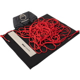 Wild Country Climbing Rope Bag Onyx - Open with Rope on top