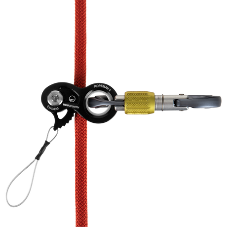 Wild Country Climbing Ropeman 4 Ascender Outdoor Action Black - For 8mm to 13mm ropes