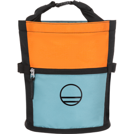 Wild Country Climbing Sequence Chalk Bucket Outdoor Action Deepwater/Sandstone/Black - Front