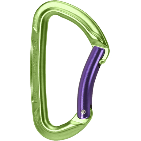 Wild Country Climbing Session Bent Gate Carabiner Outdoor Action Green/Purple - Side