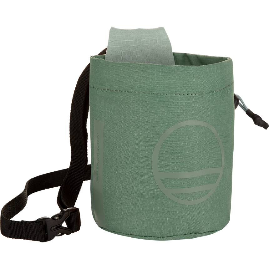 Wild Country Climbing Session Chalk Bag Green Ivy - Front Angle