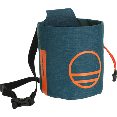 Wild Country Climbing Session Chalk Bag Petrol - Front Angle
