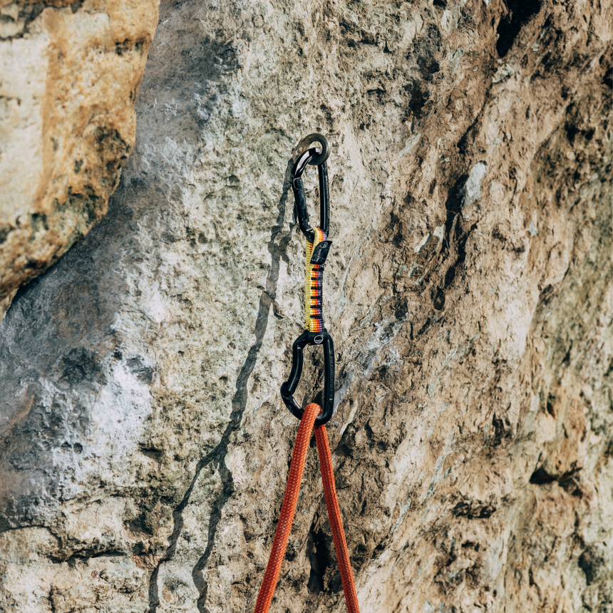 Wild Country Climbing Session Quickdraw 6x12cm - Attached to Rock