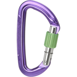 Wild Country Climbing Session Screw Gate Locking Carabiner Outdoor Action Purple/Green - Side