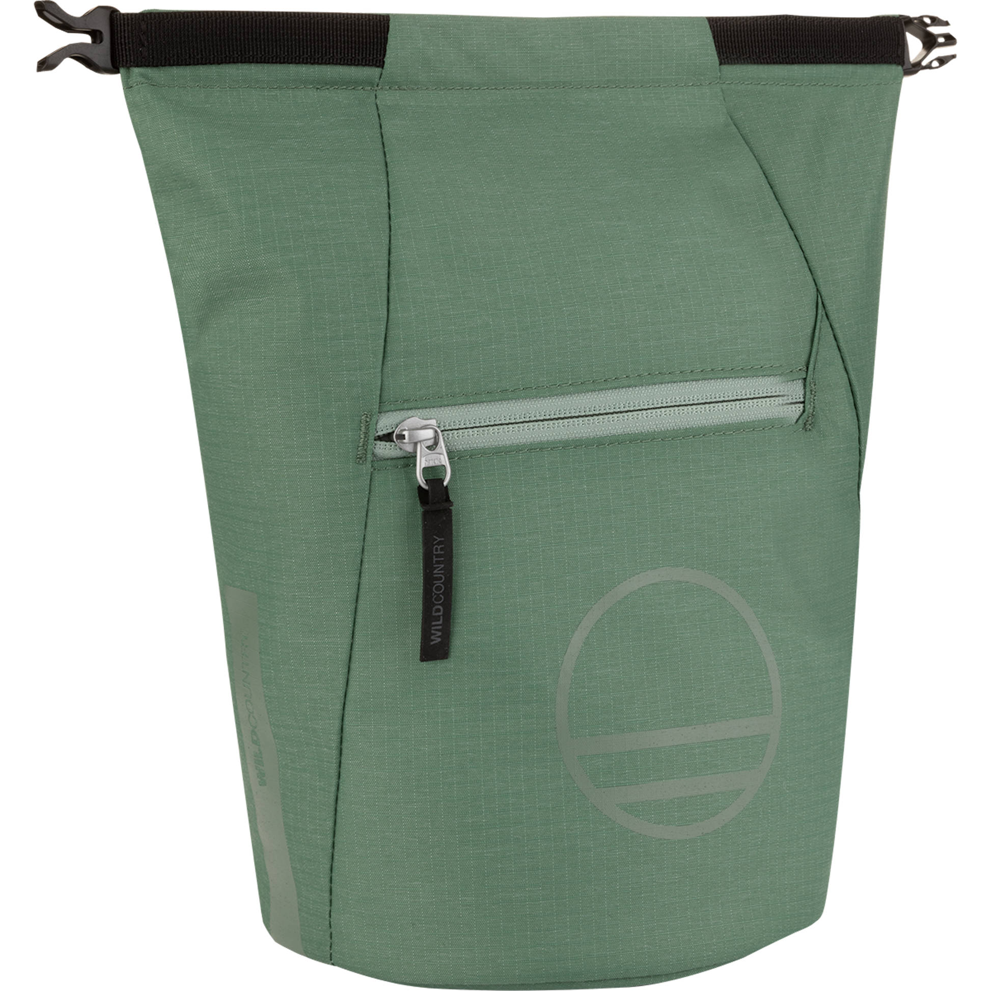 Wild Country Climbing Spotter Boulder Bag Green Ivy - Front Angle