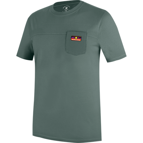 Wild Country Climbing Spotter T-Shirt Man Outdoor Action Marsh - Front Angled